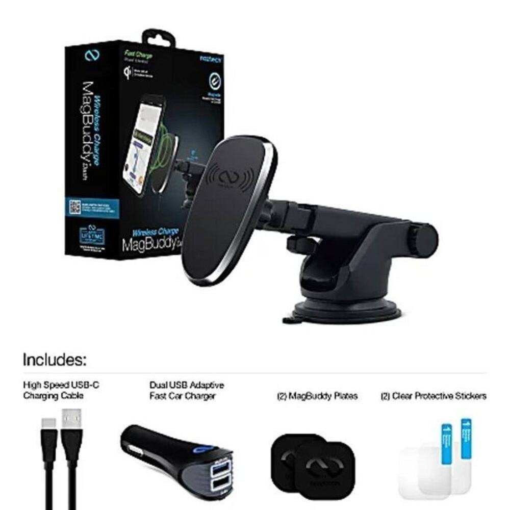 MAGBUDDY WIRELESS CHARGING DASH MOUNT – NAZTECH